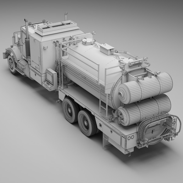 3d x hot oil truck - Hot Oil Truck Round by Dsmodels